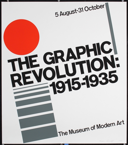 The Graphic Revolution 1915-1935 (MoMA) by Bryan Gregory Canniff, 1977