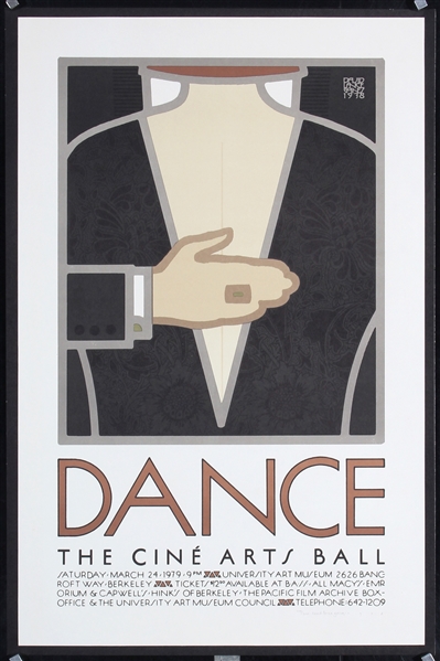 Dance - The Cine Arts Ball by David Lance Goines, 1978