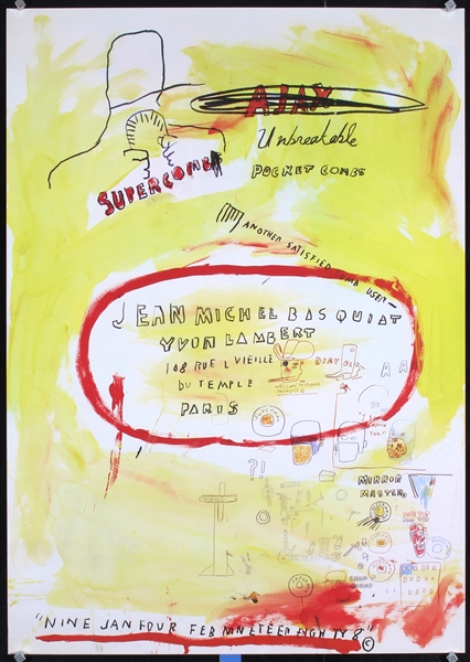 Supercomb - Unbreakable - Pocket Combs by Jean Michel Basquiat, 1988