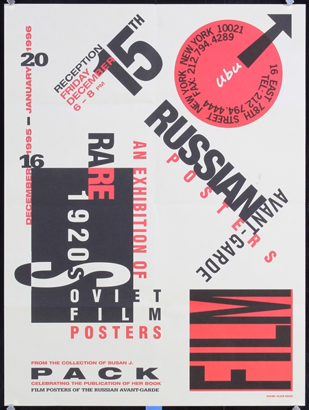 Russian Avant-Garde Posters (3 Posters) by Eileen Boxer, 1996