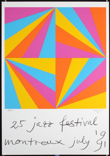 Jazz Festival Montreux by Max Bill, 1991