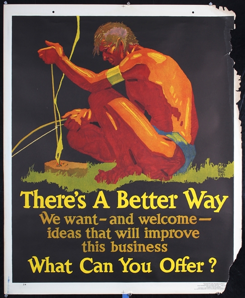 Theres A Better Way by Willard Frederic Elmes, 1929