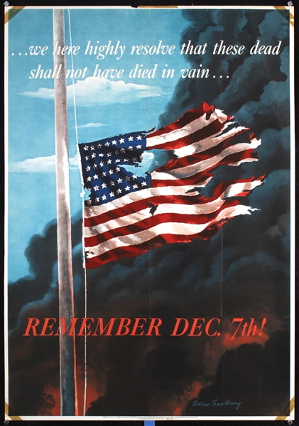 Remember Dec. 7th by Allen Saalburg, 1942