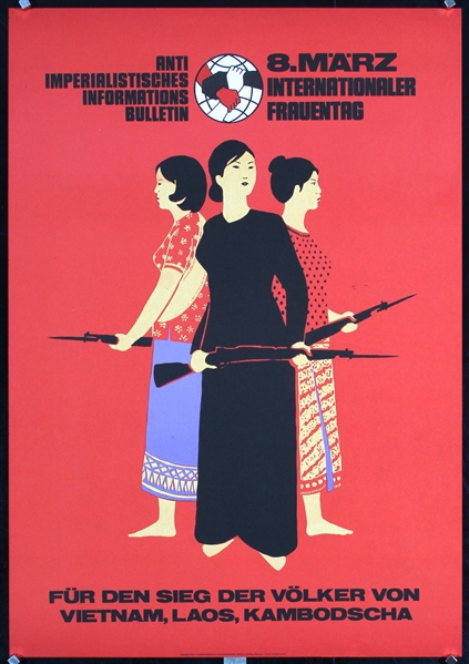 Internationaler Frauentag - Vietnam, Laos, Kambodscha by Anonymous, ca. 1975