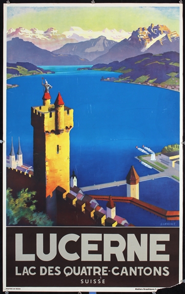 Lucerne by Otto Landolt, ca. 1930