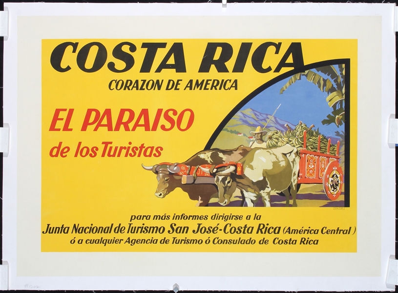 Costa Rica - El Paraiso by Mdela, 1937