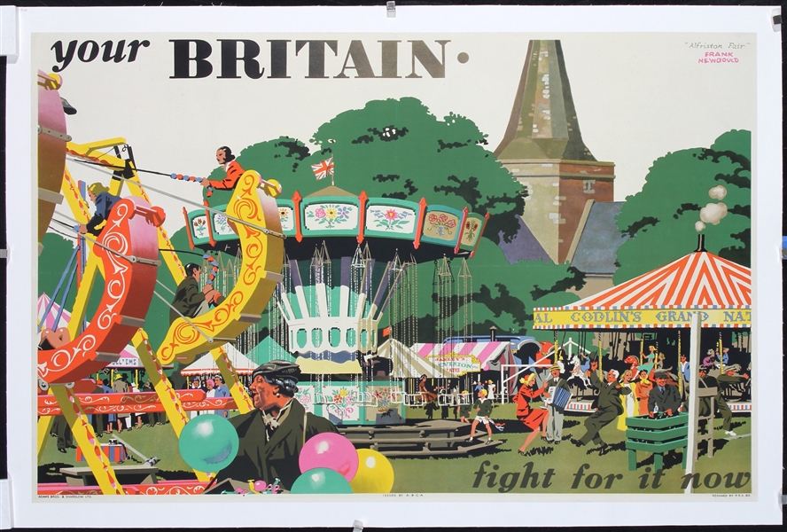 Your Britain - Alfriston Fair by Frank Newbould, 1942