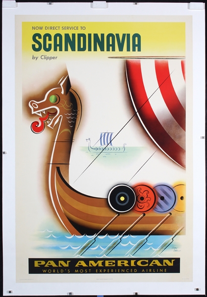 Pan American - Scandinavia by Jean Carlu, 1954