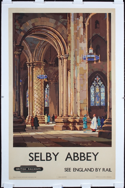Selby Abbey by Kenneth Steel, ca. 1955