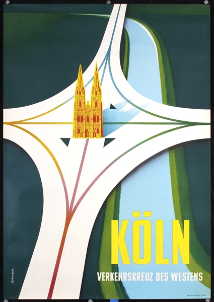 Köln by Rudolf Hauser, ca. 1955