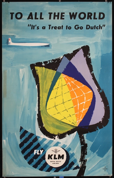 KLM - To All The World by Unger, ca. 1956