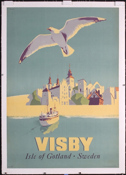 Visby by Ivar Gull, 1956