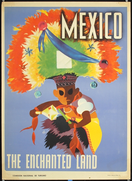 Mexico - The Enchanted Land by Signature illegible, ca. 1955