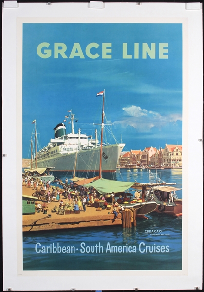 Grace Line - Curacao by C.G. Evers, ca. 1961