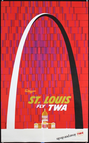 TWA - St. Louis by David Klein, ca. 1965