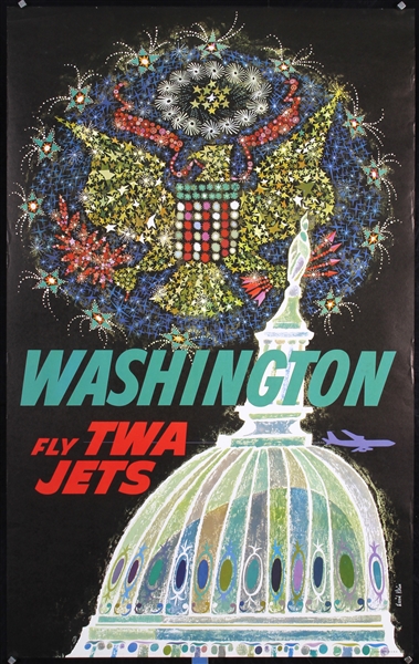 TWA Jets - Washington by David Klein, ca. 1965