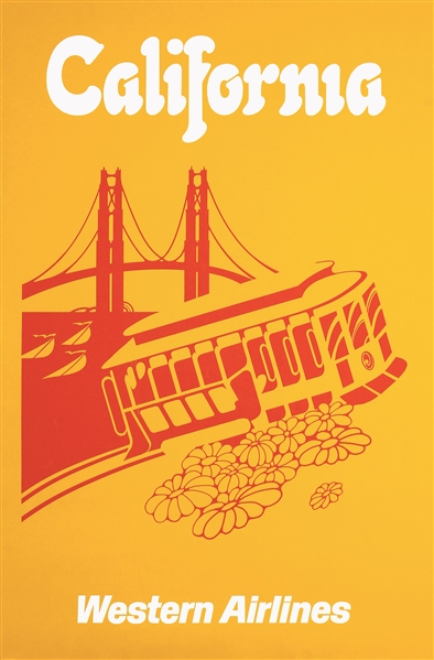 Western Airlines - California by Anonymous, ca. 1968