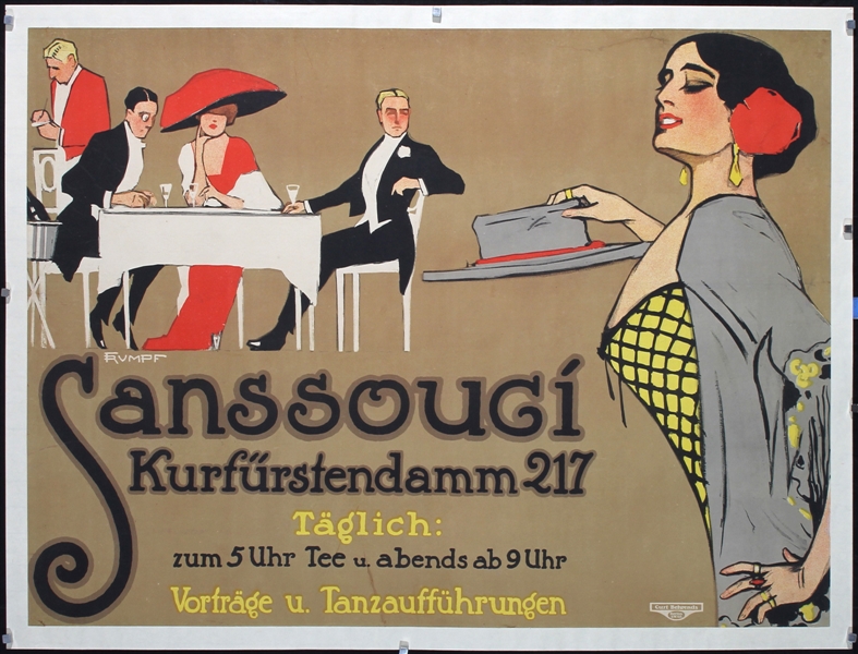Sanssouci by Fritz Rumpf. ca. 1914