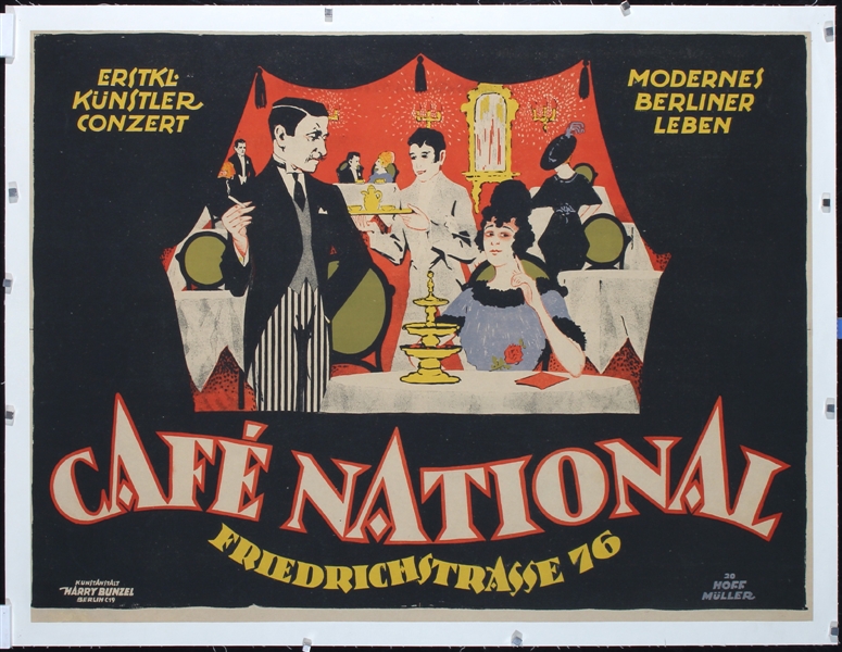 Cafe National by Hoffmüller. 1920