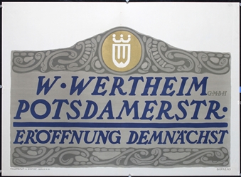 Wertheim by Gipkens. 1909