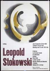 Leopold Stokowski - Juni-Festwochen by Josef Müller-Brockmann, 1952