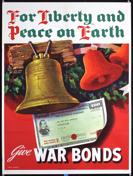 For Liberty and Peace on Earth by Lyman Simpson, 1944