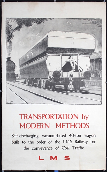 Transportation by Modern Methods by Norman Wilkinson, ca. 1935