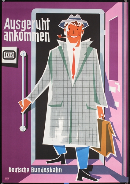 Ausgeruht ankommen (Deutsche Bundesbahn) by Anonymous, 1958