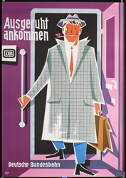 Ausgeruht ankommen (Deutsche Bundesbahn) by Anonymous, 1958