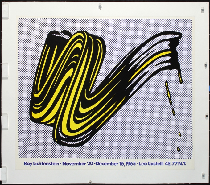 Leo Castelli (Brushstroke) by Lichtenstein. 1965
