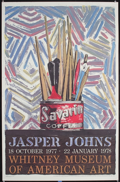 Jasper Johns - Whitney by Jasper Johns. 1977
