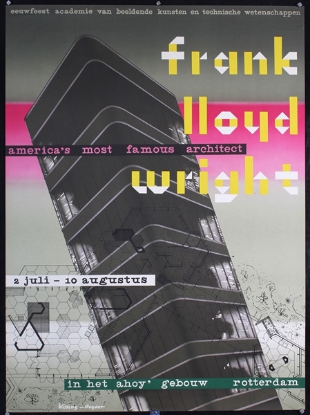 Frank Lloyd Wright by Wissing. 1960