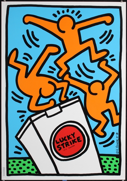 Lucky Strike by Keith Haring. 1987