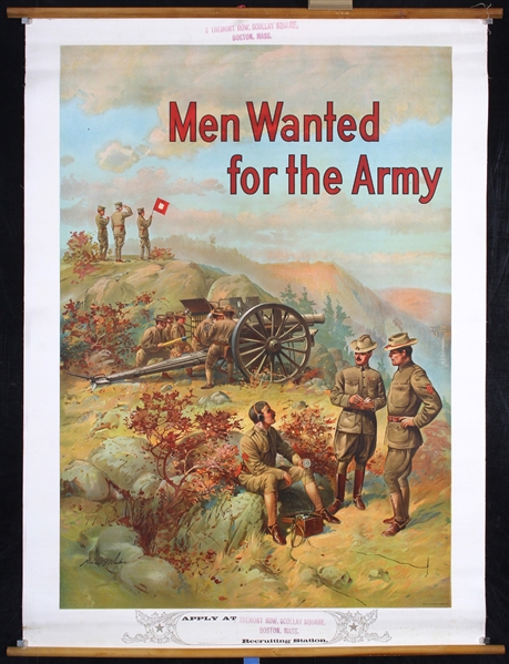Men Wanted for the Army (Communications) by Whalen. 1909