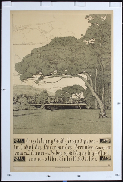 Ausstellung Goedl-Brandhuber by Gödl-Brandhuber. 1905