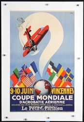 Coupe Mondiale dAcrobatie Aerienne by Vic. 1934