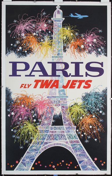 TWA - Paris by David Klein. ca. 1960