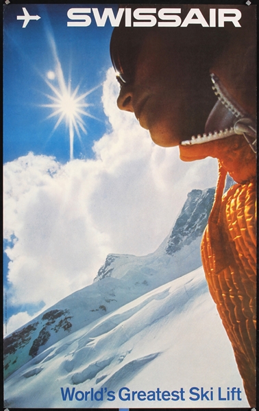 Swissair - Worlds Greatest Ski Lift by Graf & Laurents. 1966