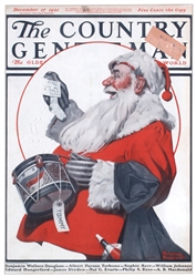 The Country Gentleman (Santa Claus) by Norman Rockwell, 1921