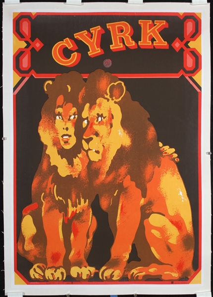 Cyrk (Lions) by Waldemar Swierzy, 1975