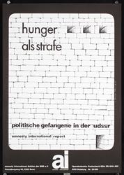 Hunger as a punishment, USSR, Amnesty International, ca. 1975