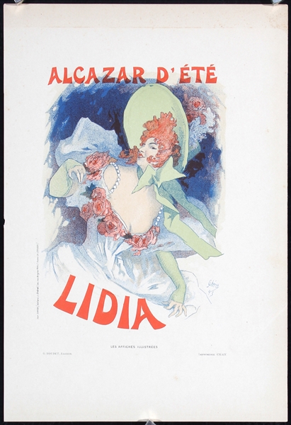 Alcazar dEte - Lidia (Les Affiches Illustrees) by Jules Cheret, 1896