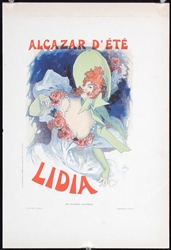 Alcazar dEte - Lidia (Les Affiches Illustrees) by Jules Cheret, 1896