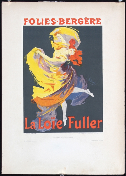 Folies-Bergere - La Loie Fuller (Les Affiches Illustrees) by Jules Cheret, 1896