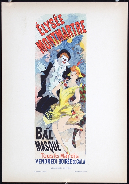 Elysee Montmartre (Les Affiches Illustrees) by Jules Cheret, 1896