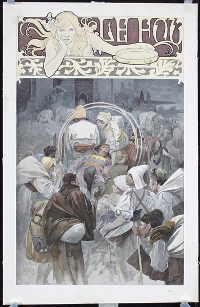 Le Fou (Figaro Illustré) by Mucha, 1897