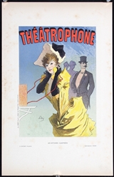 Theatrophone (Les Affiches Illustrees) by Jules Cheret, 1896