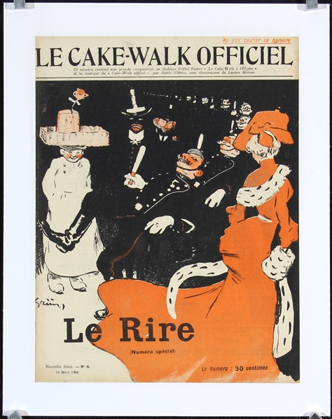 Le Rire - Le Cake-Walk Officiel (2 Covers) by Grün, 1903