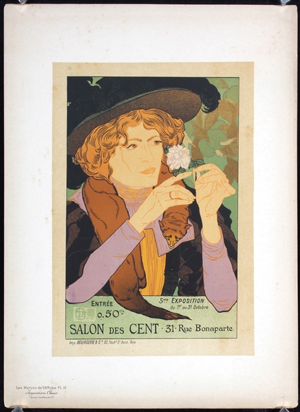 Salon des Cent (Maitre) by de Feure, 1896
