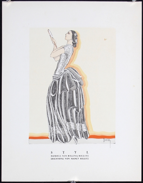 Art Deco Fashion (3 Prints), ca. 1923